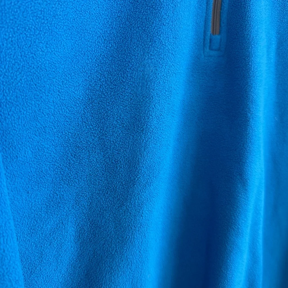 Eddie Bauer Men's Blue Zip-Up Sweater - Large (Tall) - Picture 5 of 5